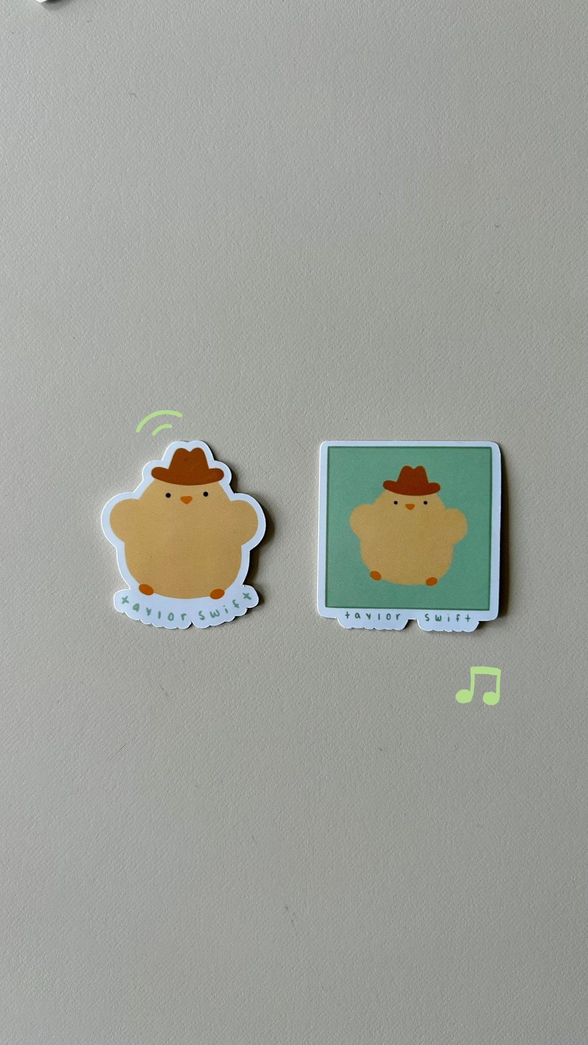 eras tour duck stickers