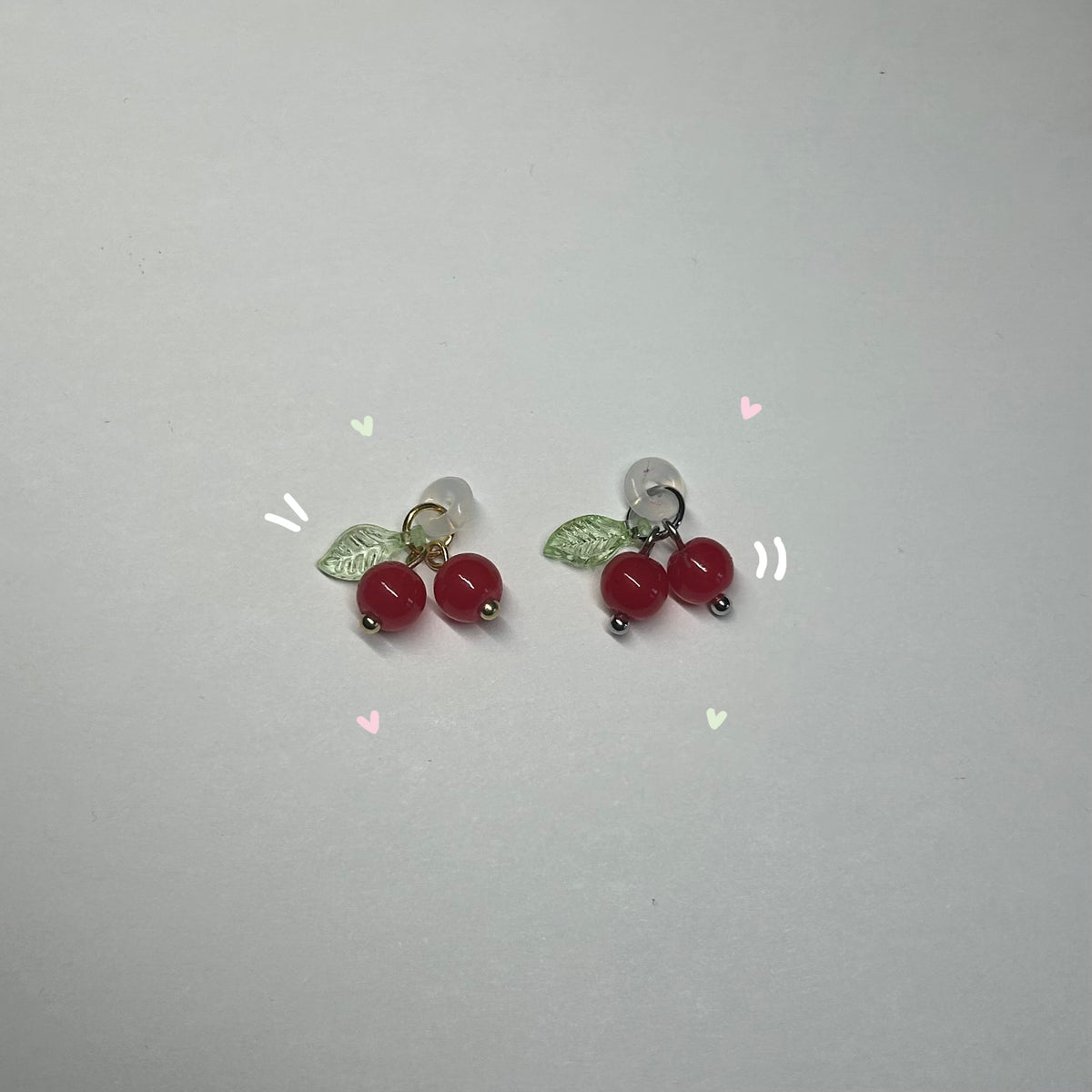 cherry glasses charm