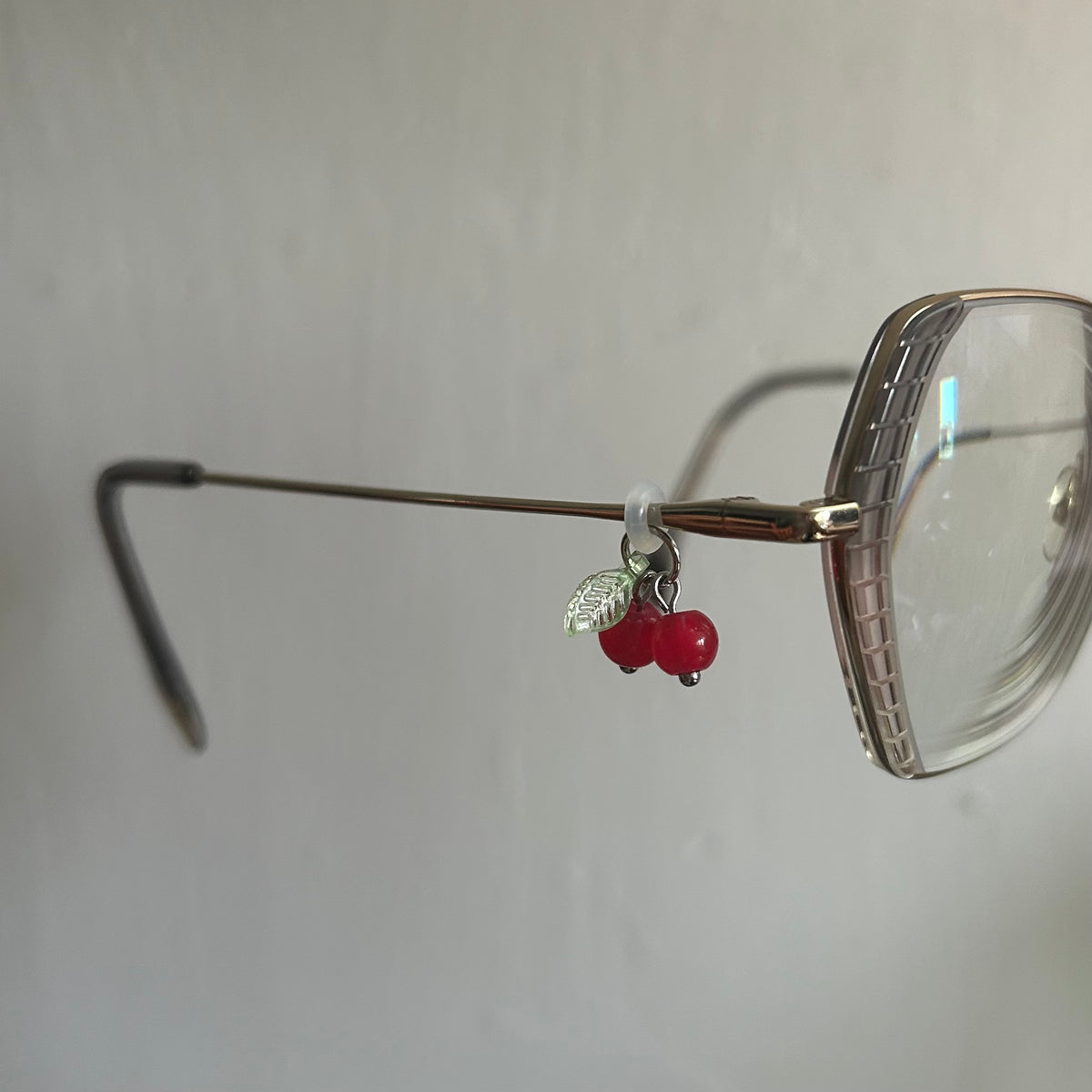 cherry glasses charm