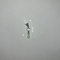 star & leaf glasses charm