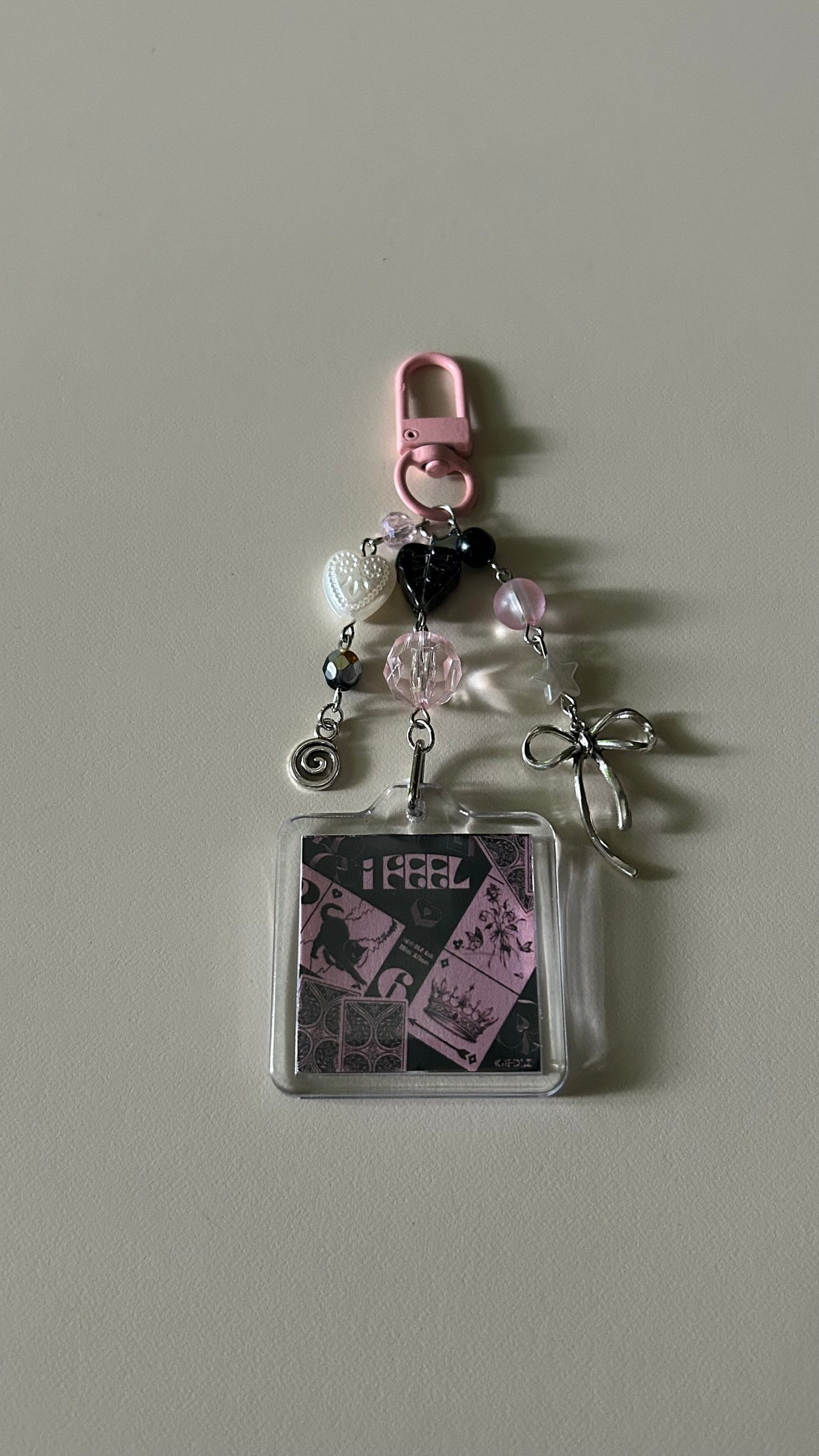 k-pop album keychains