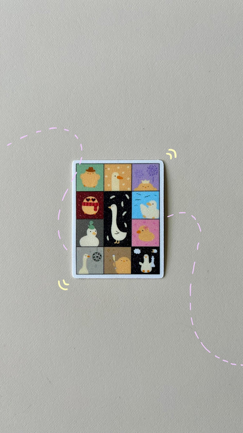 eras tour duck stickers
