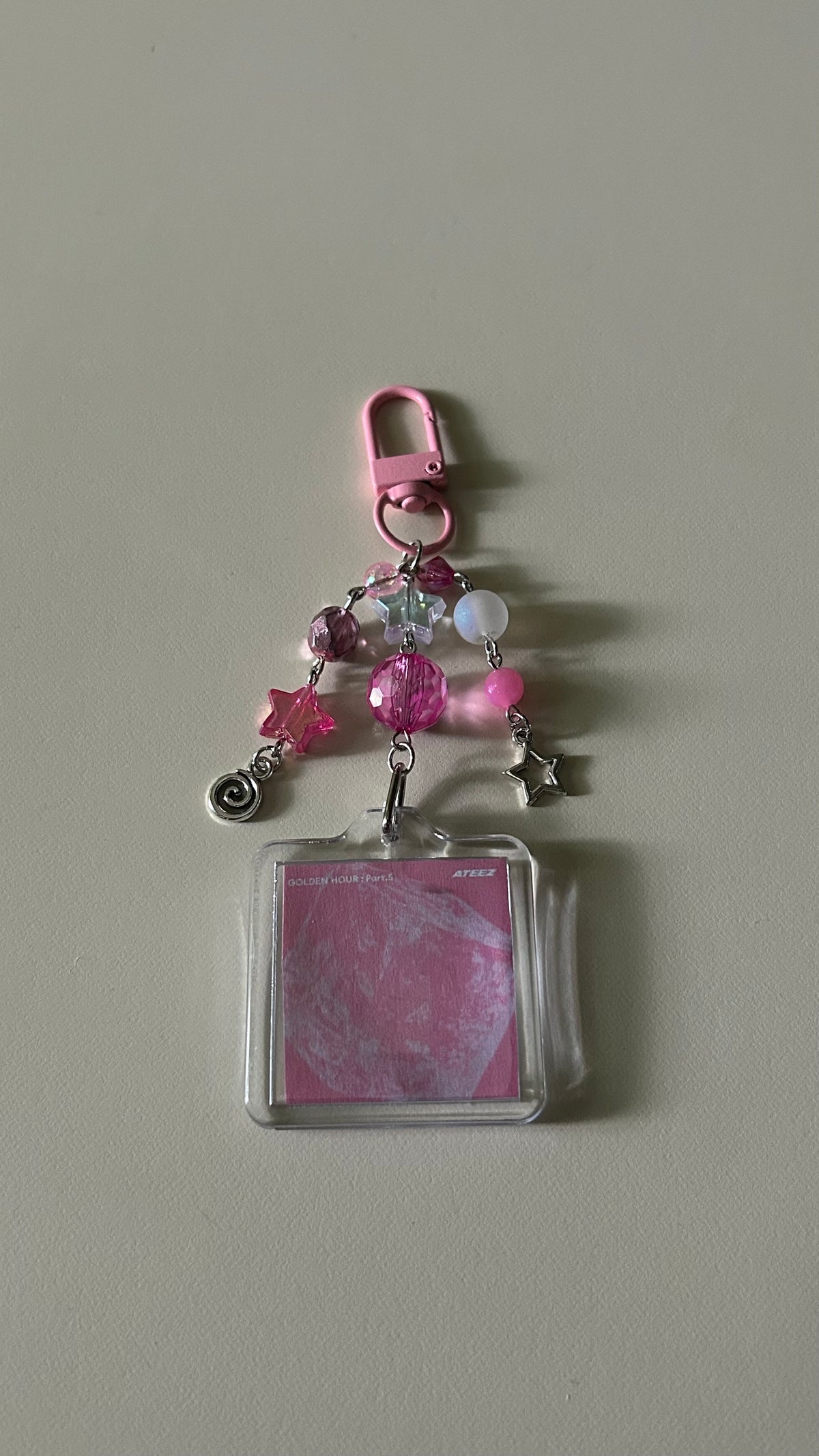 k-pop album keychains