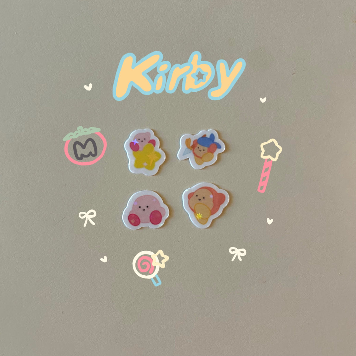kirby mini stickers