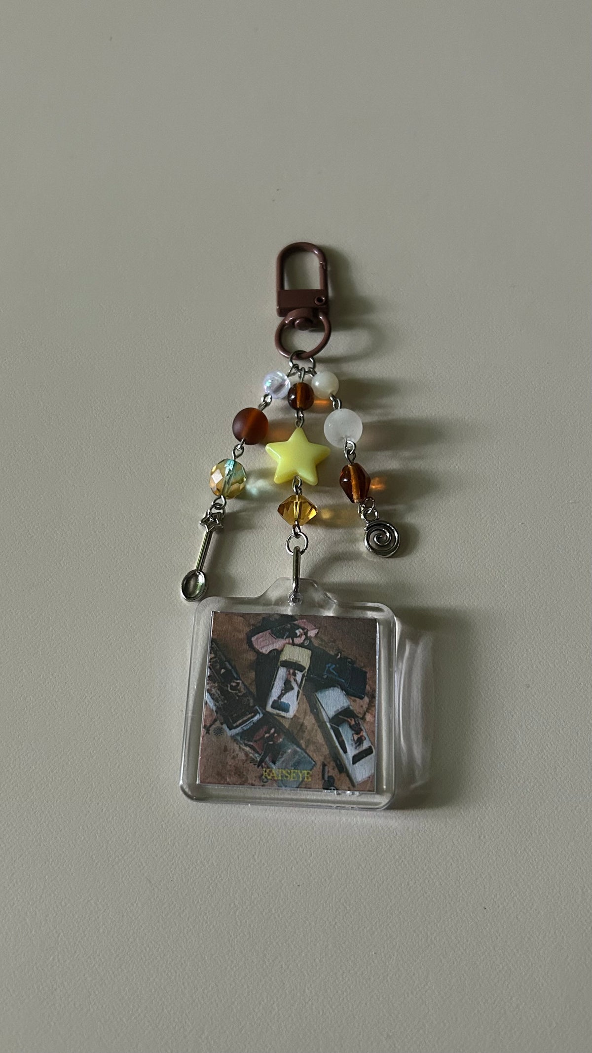 k-pop album keychains