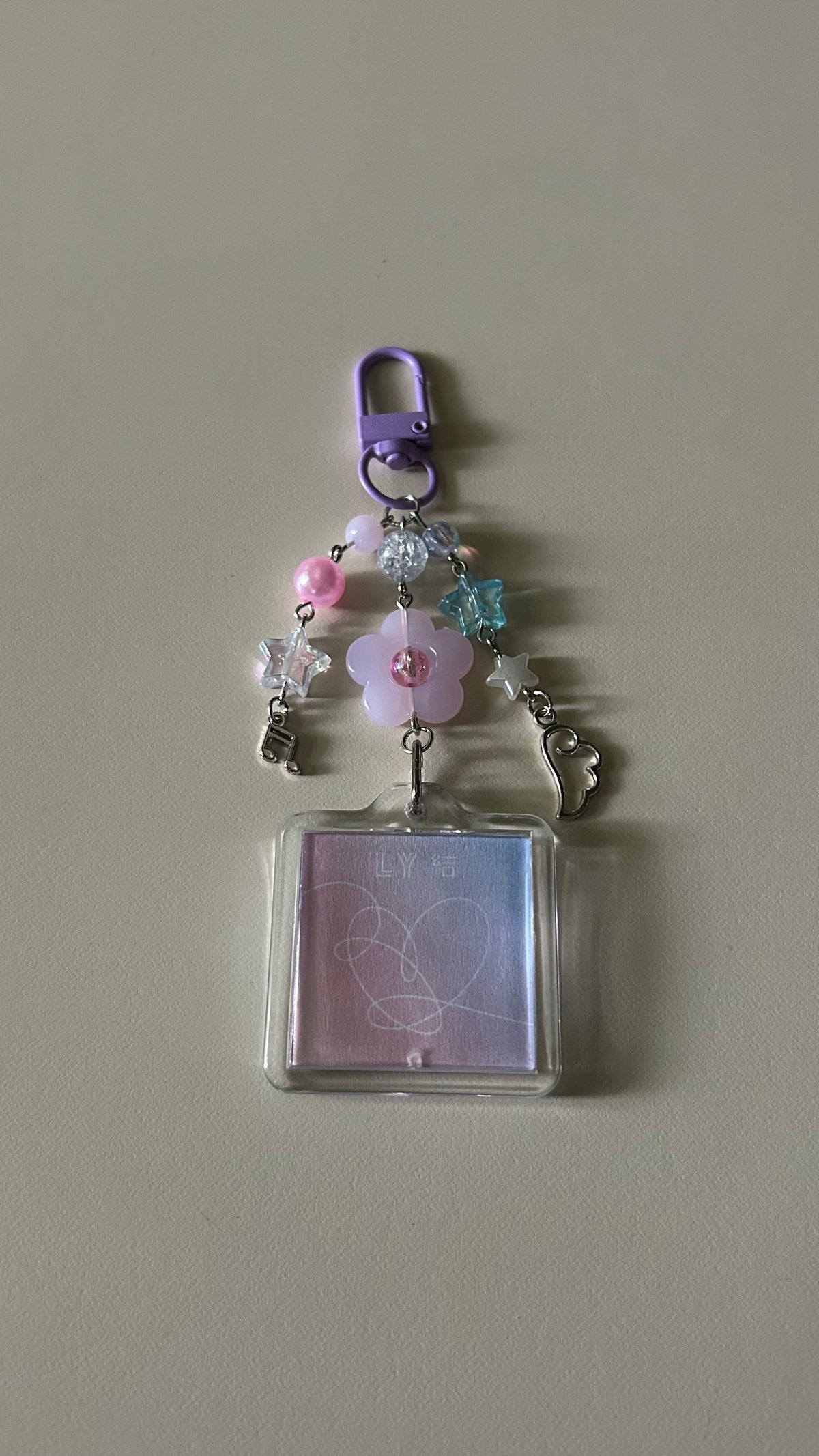 k-pop album keychains