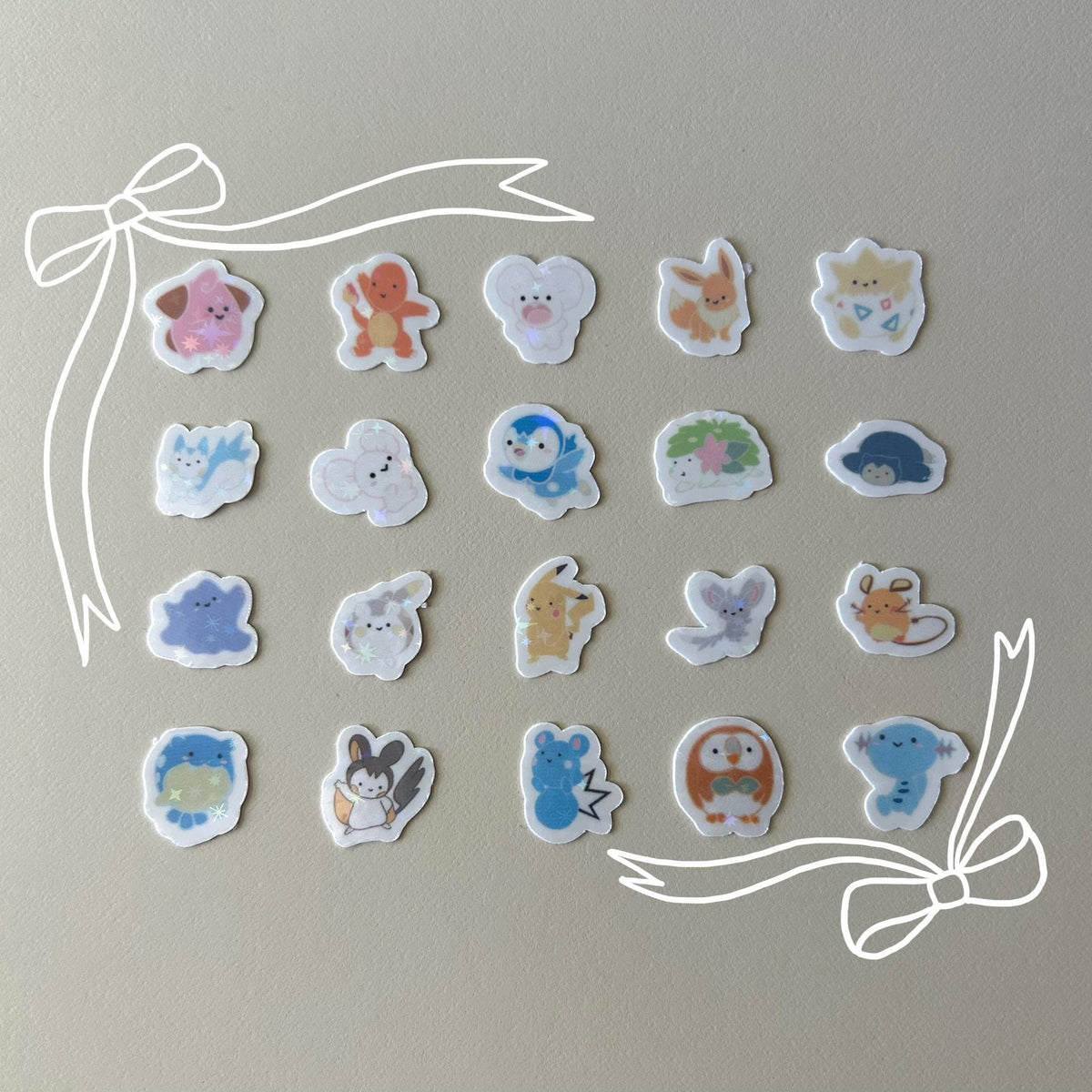 mini pokemon stickers